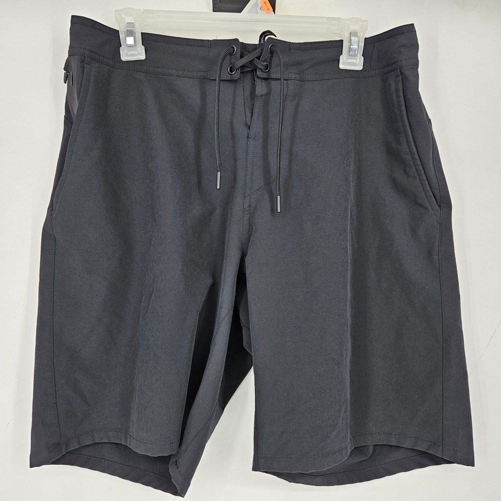 Ten Thousand Shorts Mens Large Foundation Black Chino Outdoors Hiking Casual 9in